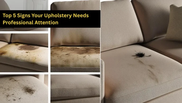 couch with visible stains, dirt, and wear, highlighting the need for professional upholstery cleaning.
