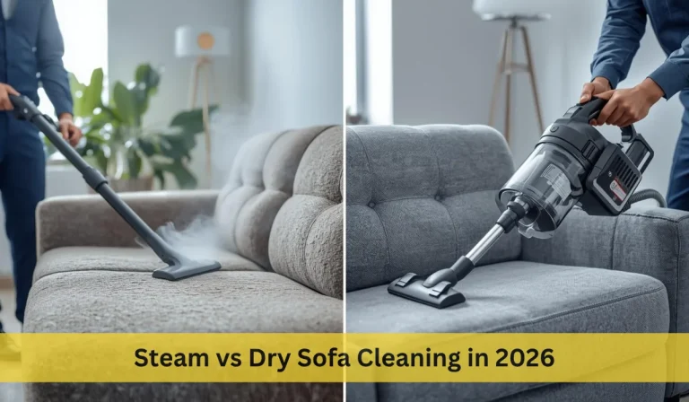 Steam vs Dry Sofa Cleanin